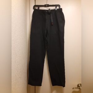 Gramucci Unisex Black Pants Elastic Waist Size Small Pockets Casual Boho